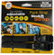 ROK Straps Adj. 12-42 X 5/8" Stretch in BLACK-2 In A Pack...
