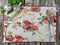 Tache Spring Placemats Floral Sweet Red Roses Birds Placemat - Shabby Chic Vintage Tapestry Kitchen Dining Dinner Linens Floral Table Mat - Set of...