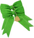 Aokbean Set of 2 Wedding Decor Bows Christmas Tree Topper Bow Rustic Decor Burlap (Christmas Green)...