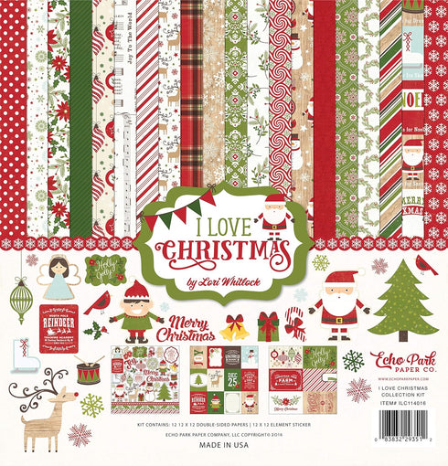 Echo Park Paper Company Love Christmas Collection Kit...