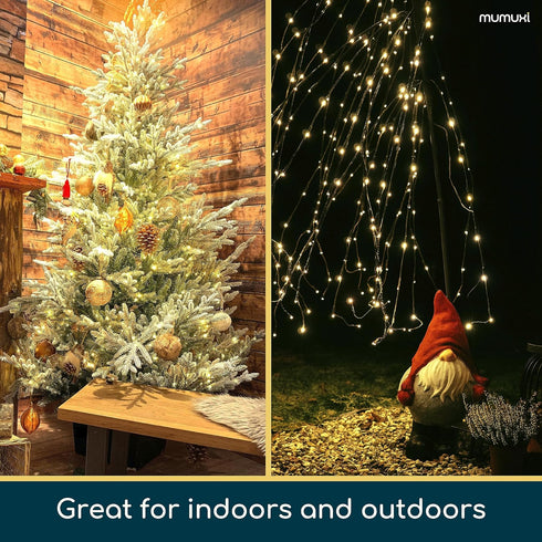 MUMUXI Battery Operated LED Fairy Lights, 16 Pack, 10ft Warm White, Waterproof, Energy Efficient, Indoor Outdoor Usage...