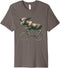 Moose Riding A Bicycle | Pencil Drawing Moose Bike Lovers Premium T-Shirt...