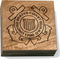 Coast Guard Coasters – US Coast Guard Engraved Acacia Wood Coasters - United States Coast Guard Décor - USCG Gifts for Retirement, Graduation, Bir...