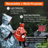 aZengear Emergency Survival Poncho (4pc) Thermal Mylar Foil Coating Blanket for Heat Retention and Rain | Reversible with Hood | Waterproof, Windp...
