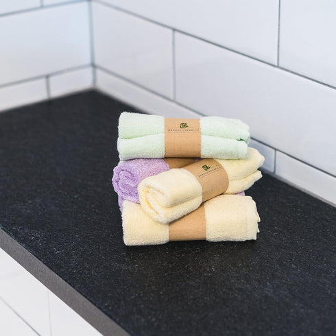 100% Rayon from Bamboo Baby Washcloths Soft Baby Wipes...