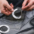 GEAR AID Tenacious Tape Mesh Patches for Repairing Holes in Tents, Bug Screens, Mosquito Netting, No-See-ums and More, 3” Rounds, 4 Patches...