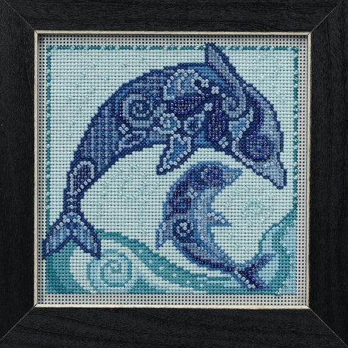 Mill Hill Dolphin Beaded Counted Cross Stitch Kit 2022 Marine Life Quartet Collection MH172213...