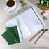 Pentalic 6" x 8" Pocket Sketchbook Traveler Journal, 160 Pages, Green...