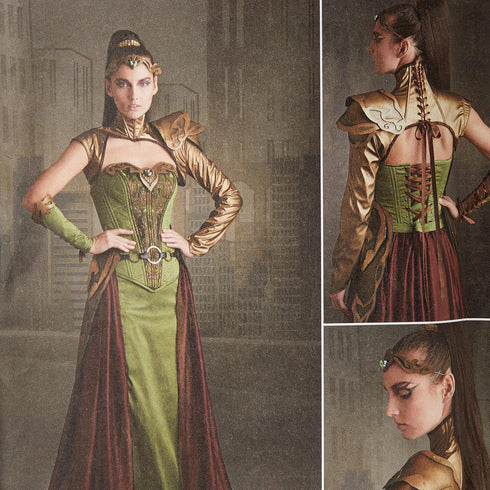 Simplicity 8363 Women's Fantasy Elf Ranger Halloween and Cosplay Costume Sewing Pattern, Sizes 14-22...