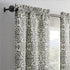 PAIRS TO GO Brockwell Decorative Window Treatment Rod Pocket Curtains for Living Room, Double Panel, 28" x 63", Charcoal...