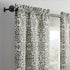 PAIRS TO GO Brockwell Decorative Window Treatment Rod Pocket Curtains for Living Room, Double Panel, 28" x 84", Charcoal...