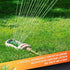 GRÜNTEK Oscillation Sprinkler PRIMAVERA up to 3617 ft² Irrigation Area, Blasting Width Up to 69x49ft., Oscillating Sprinkler for Lawn, Plants, Gar...