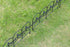 Gardenised QI003741.LB Decorative Black Vinyl Garden Patio Lawn Fence Landscape Panel Border, 24 x 13...