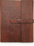 GALLAWAY LEATHER Padfolio Portfolio Folder – Slim Portfolio Folio Organizer Holder for Letter Legal A4 Note Pads Notebooks for Men Women Refillabl...