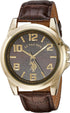 U.S. Polo Assn. Classic Men's USC50167 Gold-Tone Watch with Brown Band...