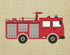 Artdash® exclusive Boy's Bedroom Art Prints: FIRE TRUCKS & Burlap (DR071) (8"×10")...