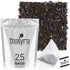 Tealyra - Cream Earl Grey Tea Pyramids Bags - Classic Black Leaf Tea - Citrusy with Vannilla Flavor - 25 Sachets (2-ounce)...