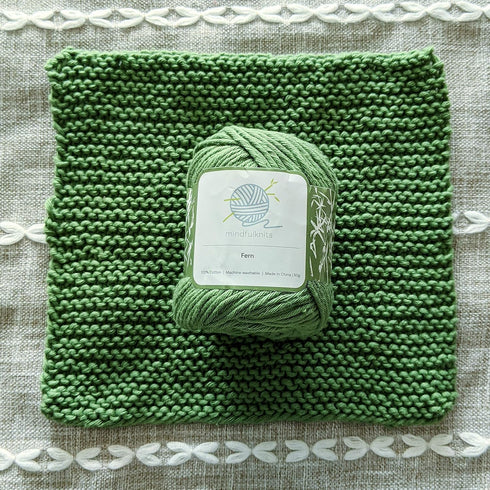 mindfulknits - Knitting Yarn - Crochet Yarn - Mindfulness and Relaxation 100 Percent Cotton Yarn, Multicolor 4-Pack Medium Number 4 Worsted Bundle...