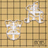 Set of 2 Mini Schnauzer cookie cutters (Designs: Body & Face), 2 pieces - Bakerlogy...
