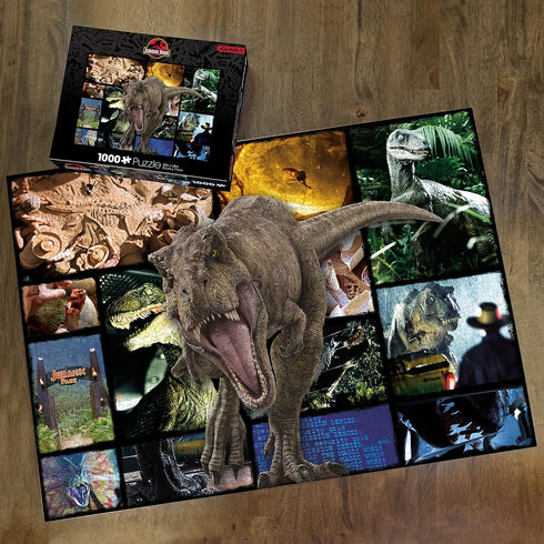 AQUARIUS Jurassic World Collage Puzzle (1000 Piece Jigsaw Puzzle) - Officially Licensed Jurassic World Merchandise & Collectibles - Glare Free - P...