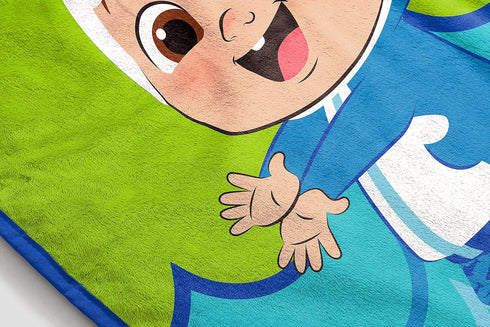 Jay Franco Cocomelon JJ Baby Shark Kid's Plush Throw Blanket - 46" x 60" Soft Fleece Blanket for Toddlers, Cozy, Fade Resistant...