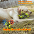 Dog Chew Squeaky Toys, Dog Teeth Cleaning Toy, Tug of War, Stuffed Jack Bone Toy with Squeakers, Durable Interactive Toy for Small Medium Large Do...