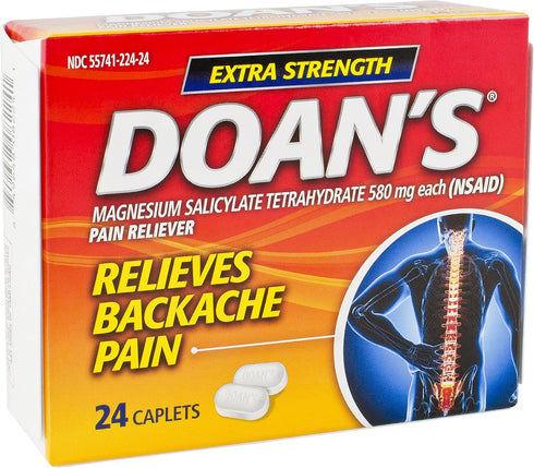 Doans Extra Strength Pain Reliever Caplets, 24 Count...