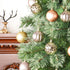 45Pcs 6cm/2.36inch Christmas Balls Glitter Ornaments Set, Shatterproof Plastic Xmas Tree Hanging Ornament, Christmas Decorations Balls for Holiday...