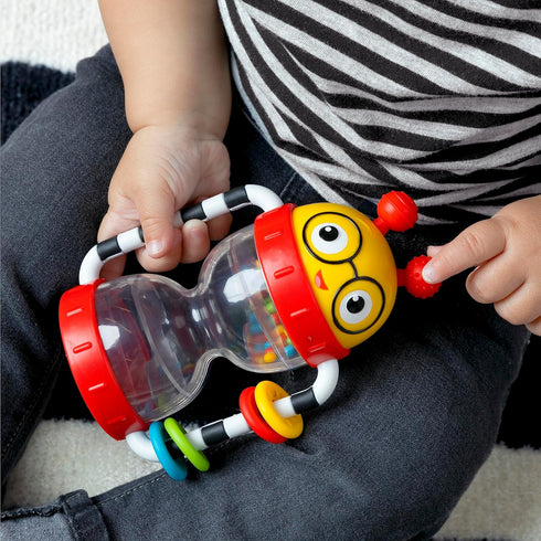 Baby Einstein Cal’s Sensory Shake-up Developmental Activity Rattle Toy, BPA Free, for Infants Ages 3 Months and up...