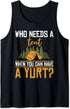 Glamper Nature Lover Mountains Camping Gear Glamping Tank Top...
