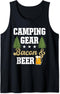 Camping Gear Bacon And Beer Quote Tank Top...