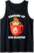 Hot Tub - Soaking Up Some Relaxation - Spa - Cookie - Tank Top...