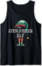 Roofing Supervisor Elf Job Christmas Tank Top...