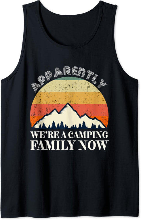 Matching Family Camping Gear Retro Camper First Time Camping Tank Top...