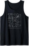 Trendy Camping Gear Essentials Poster Tank Top...