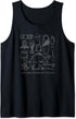 Trendy Camping Gear Essentials Poster Tank Top...