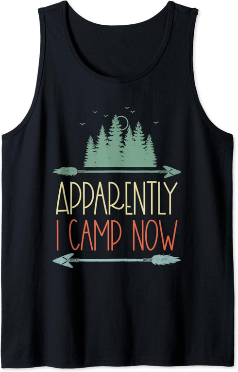 Retro Arrow New Camper Owners First Time Camping Gear Child Tank Top...