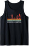 Fisherman Gear Campfire Fish Camping And Fishing Tank Top...