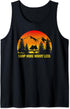 Mens Camp more worry less - Camping Gear Tank Top...