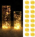 MUMUXI Battery Operated LED Fairy Lights, 16 Pack, 10ft Warm White, Waterproof, Energy Efficient, Indoor Outdoor Usage...
