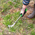Multifunctional Weeding Tool for Gardening, 3 in 1 Hand Garden Weeder Tool (Sickle, Weed Puller, Scraper Cutter) Rust Resistant Stainless Steel Bl...