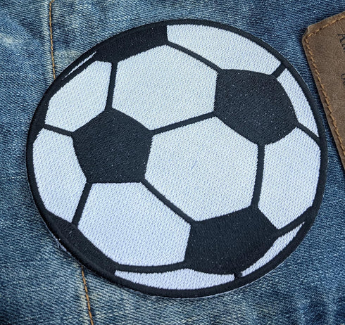 Applicable Pun Soccer Ball - 5 inch Sew-on Patch...
