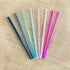 Ello Impact 8 Pack Reusable Plastic Straws, Dishwasher Safe, BPA-Free with Cleaning Brush,Rosewater...