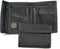 Nylon Bifold Wallet with Zippered Coin Pocket (Black)...