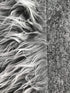 Faux Fur Fabric Square Patches for Crafts, Sewing, Costumes, Seat Pads (Grey Frost, 10 x 20 Inch)...