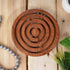 Ajuny Handcrafted Indian Wooden Round Labyrinth Ball Maze Puzzle Board Game Challenging Education Game, Brain Teaser for Kids, Adults...