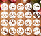 3” Christmas Snowman Face Stencils for Painting on Wood Slice, Reusable Christmas Stencil Winter Ornament Drawing Templates for Tiered Tray/Window...