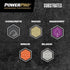 Power Pro Premium One Multi-Material Flat Head Screws, Epoxy Coated Steel, Fasten in Wood, Metal, Concrete, Drywall and Plastic, Bronze, #10 x 2 i...