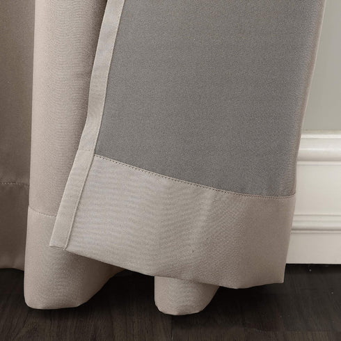 Sun Zero Becca Energy Efficient Grommet Curtain Panel, 40" x 63", Stone...