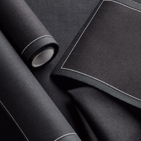 Cotton Cocktail Napkin - 4.3 x 4.3 in - 50 units per roll - Black...